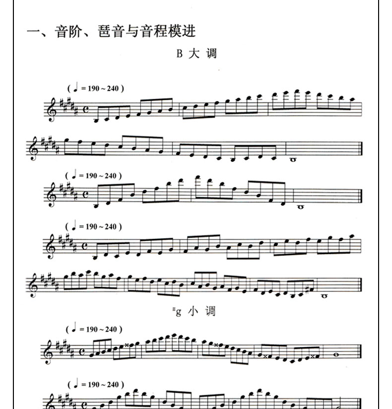 《正版定制活页 中国音乐学院萨克斯考级8-10级教材 国音萨克斯教程第