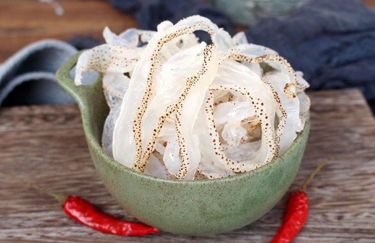 海蜇白花海蜇丝非即食海蜇头爽脆无沙海蜇皮凉拌海蜇干货 珊瑚海蜇丝