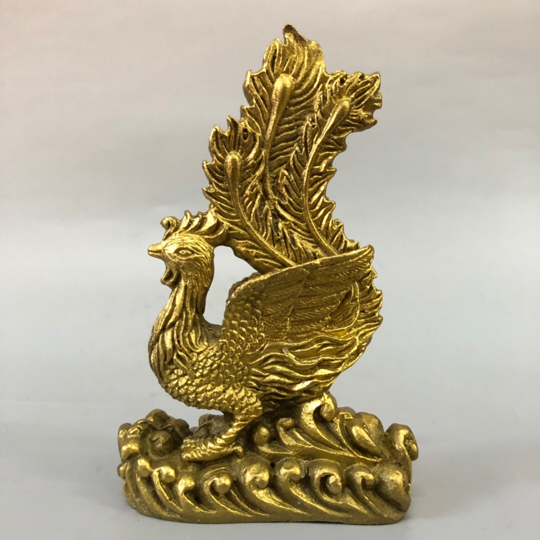 寓意:招财造型:凤凰风格:中式送礼对象:长辈材质:铜商品毛重:100.