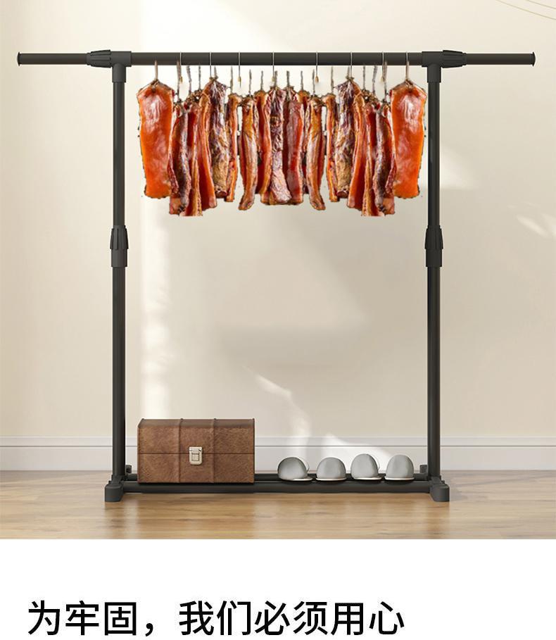 挂腊肉架子家用折叠神器腊肠挂香肠腊肉的工具的架子厨房挂肉杆单杆