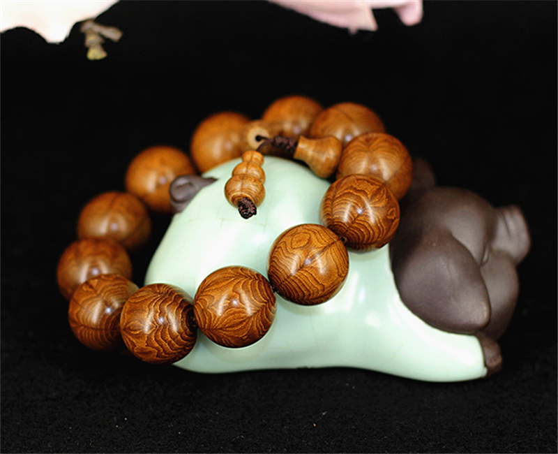 正宗降龙木手串精品五台山六道木手串老料男女原木正宗九道木降龙木