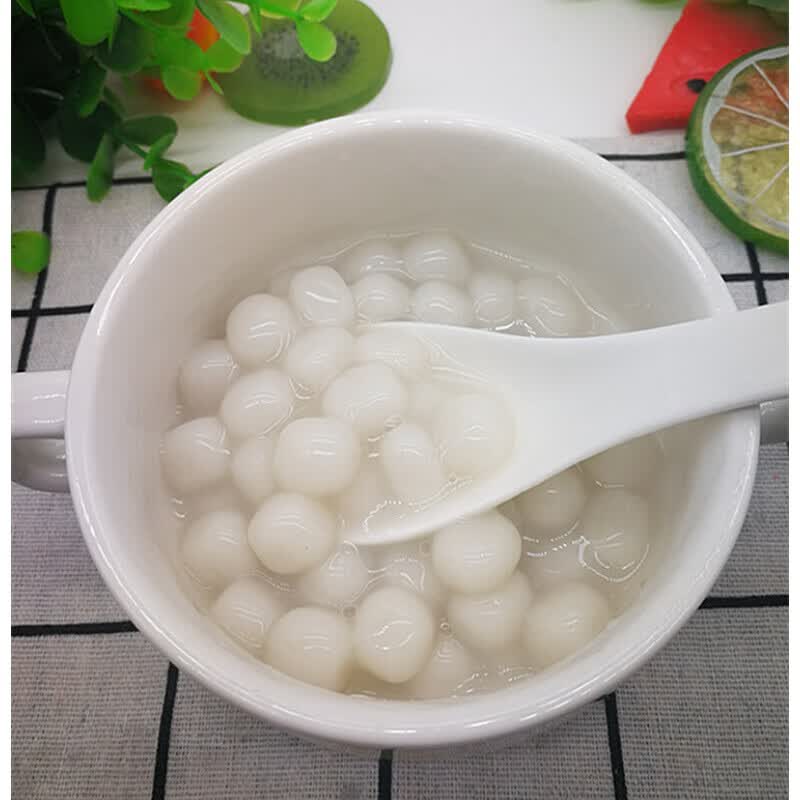 思念白糯小圆子500g 无馅小汤圆香糯小丸子酒酿元宵方便早餐【图片