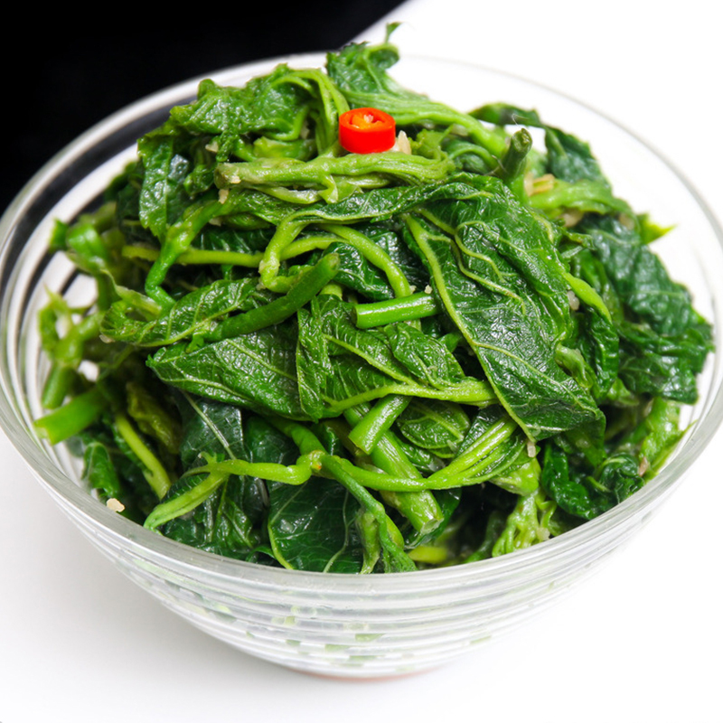 嫩桑叶芽特色上汤桑叶菜250g新鲜食用嫩桑叶尖半成品特色素菜食材