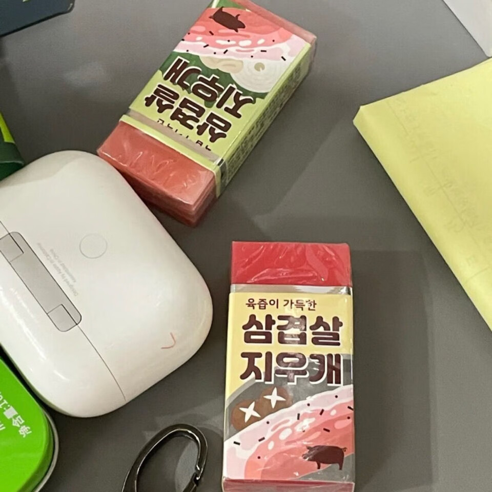 奇葩文具日本奇葩橡皮日本迷你可爱五花肉橡皮擦学生简约创意搞怪文具