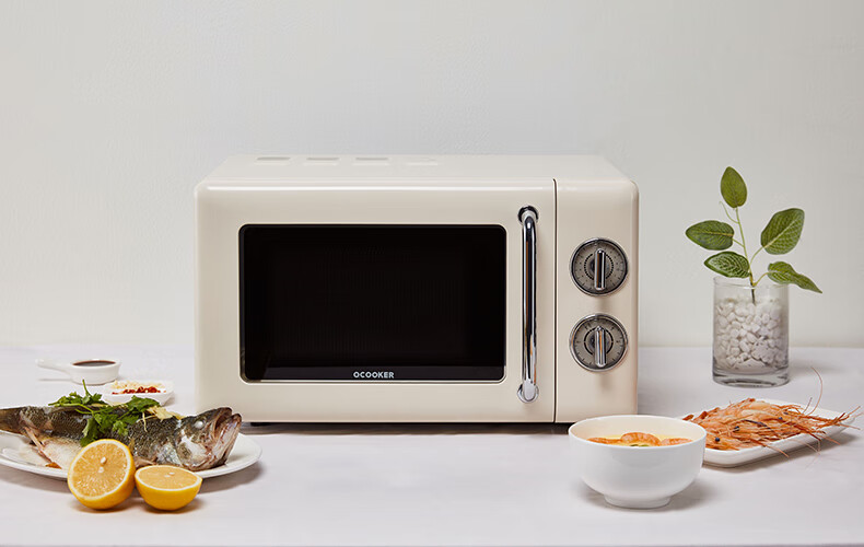 极小微波炉家用微波炉机械式转盘式一体多功能小型迷你平板式光波炉20