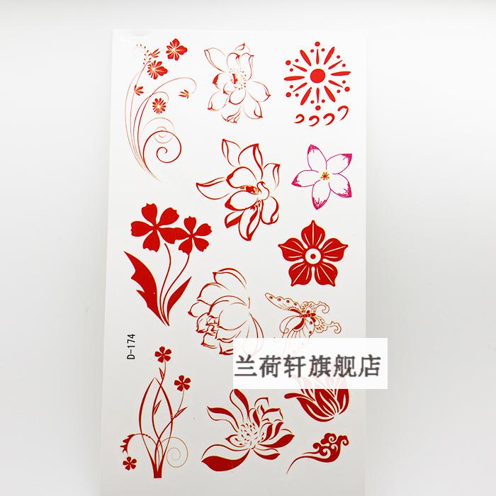 买家秀武媚娘额头贴花印花眉心贴防水纹身贴纸古装古典影楼影视剧花钿