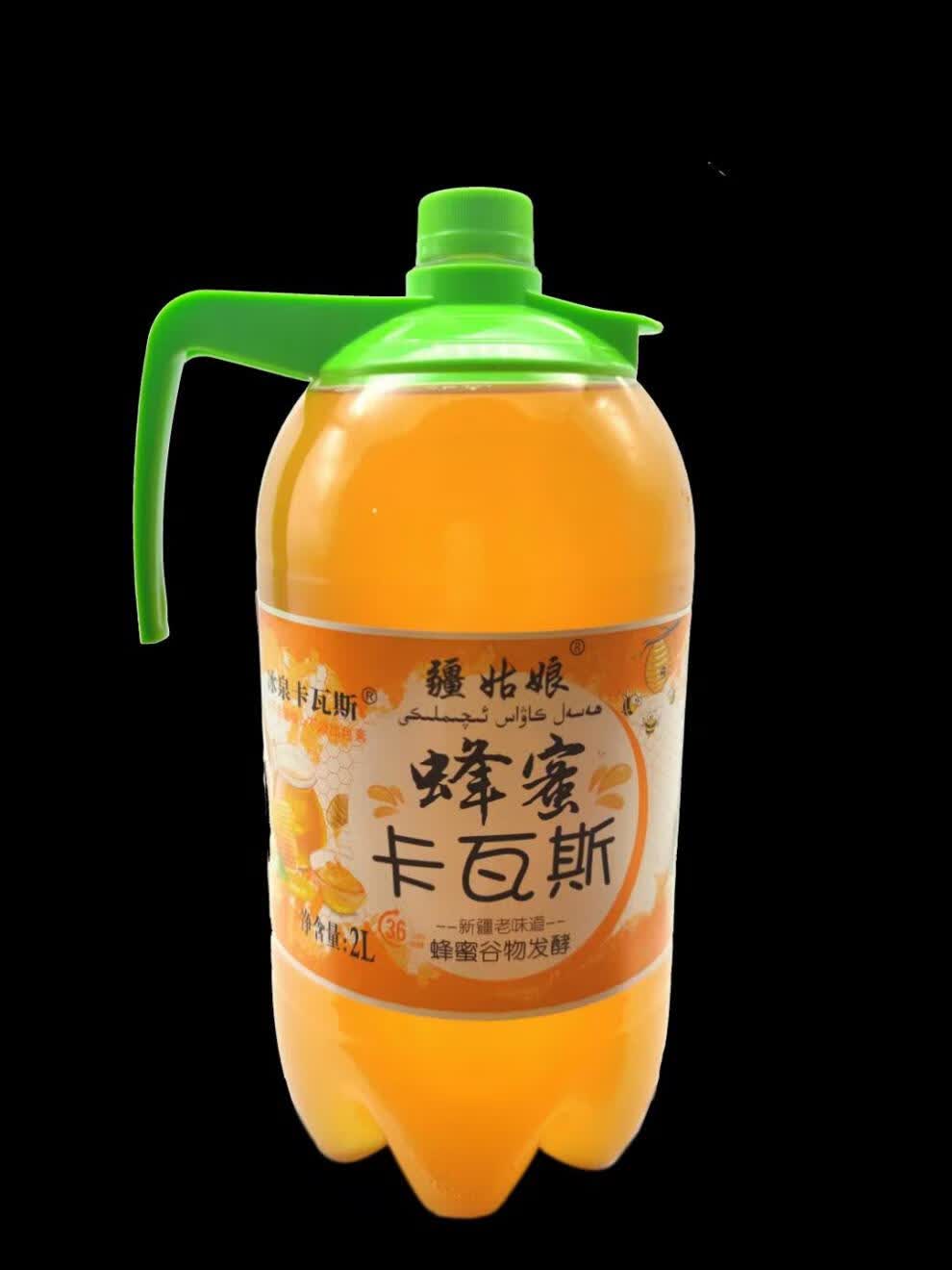 新疆冰泉格瓦斯疆姑娘饮料夏季冰饮蜂蜜树莓无酒精疆姑娘蜂蜜卡瓦斯