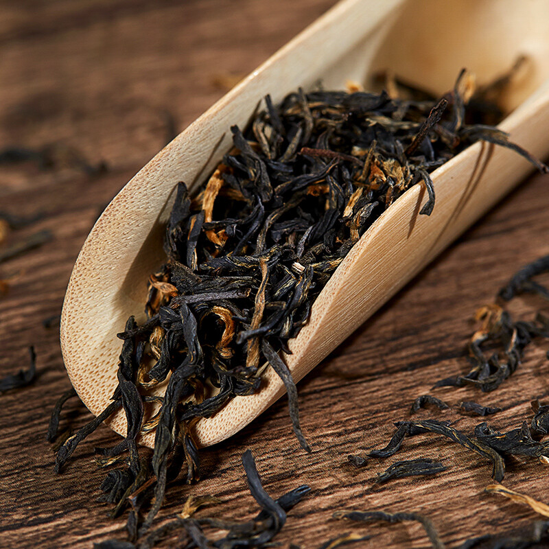 八马茶业 特级 安徽黄山祁门红茶 国潮百福系列 茶叶罐装60g [大气红