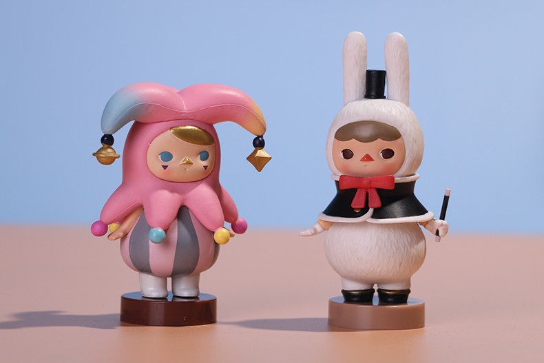 麦鸿狄毕奇精灵圣诞巡游系列盲盒泡泡马特隐藏款整套小鹿波克马戏团