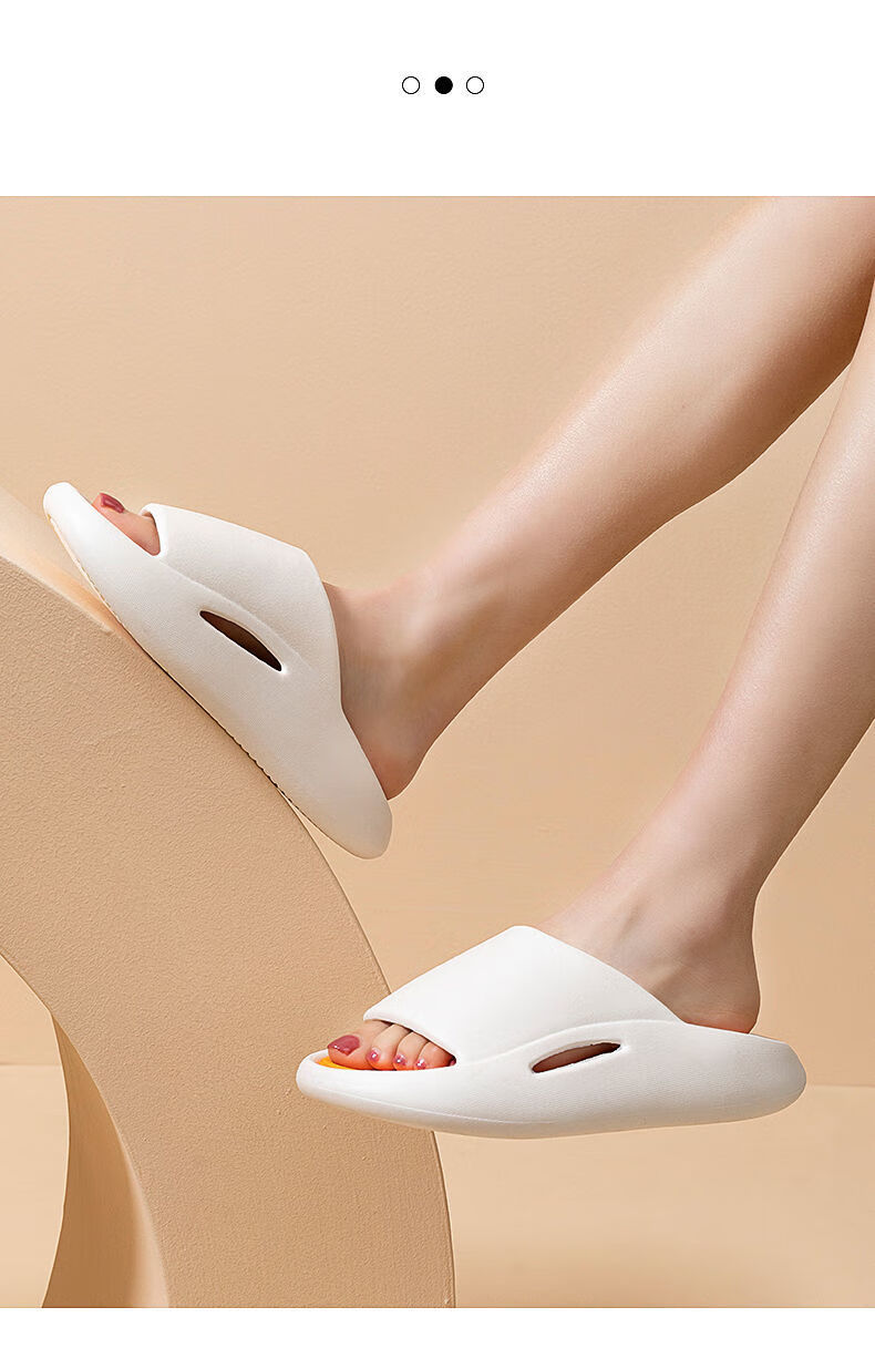 支持国货李宁网红厚底拖鞋女夏外穿家居室内超软防滑简约情侣凉拖鞋男