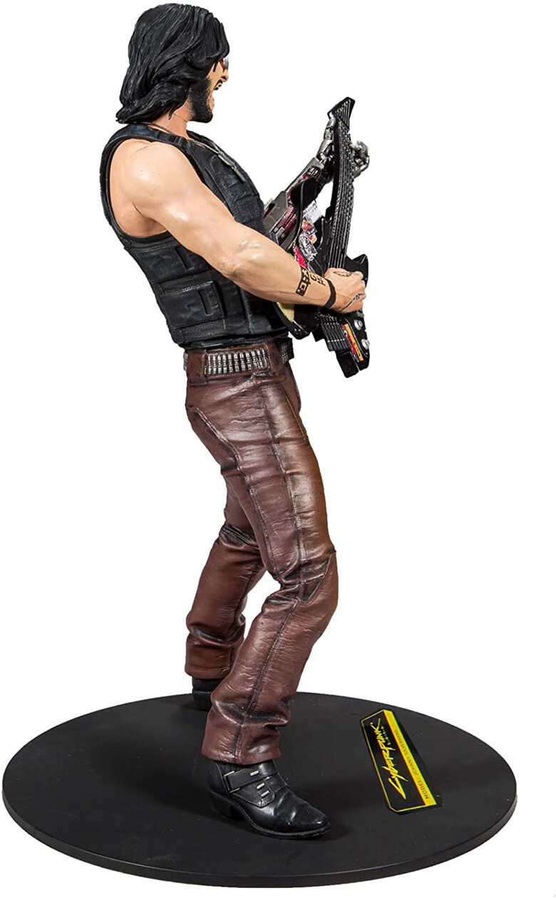 赛博朋克2077周边mcfarlane 赛博朋克2077 银手 基努里维斯 12英寸