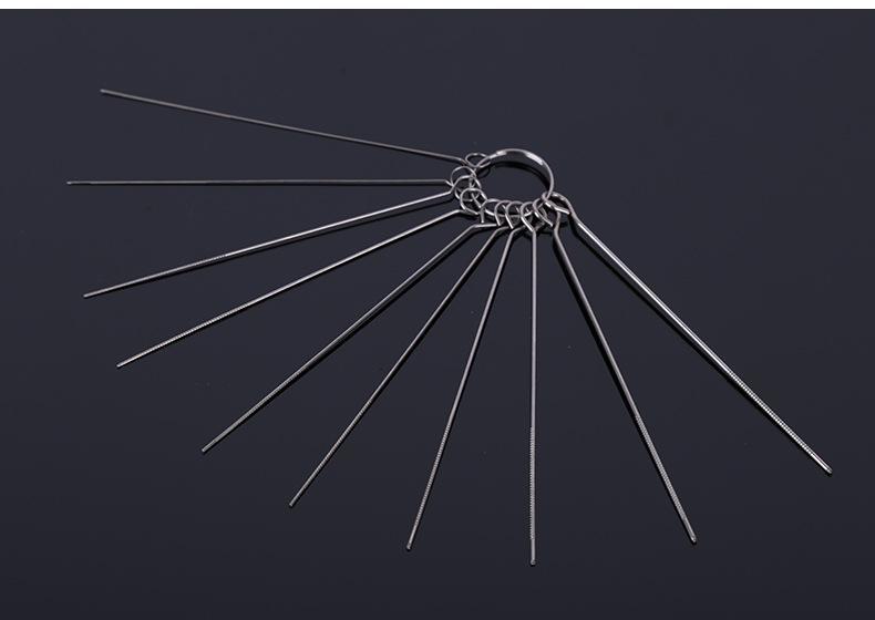 通针射吸式焊割炬多规格割嘴清理器不锈钢10支通针好货定制不锈钢通针