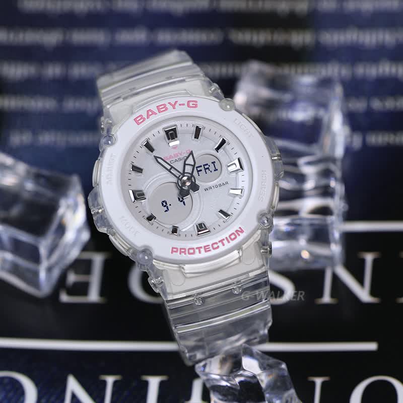 casio卡西欧 海外代购手表 baby-g blx-560-1d 3d 7d抹茶绿方块运动型