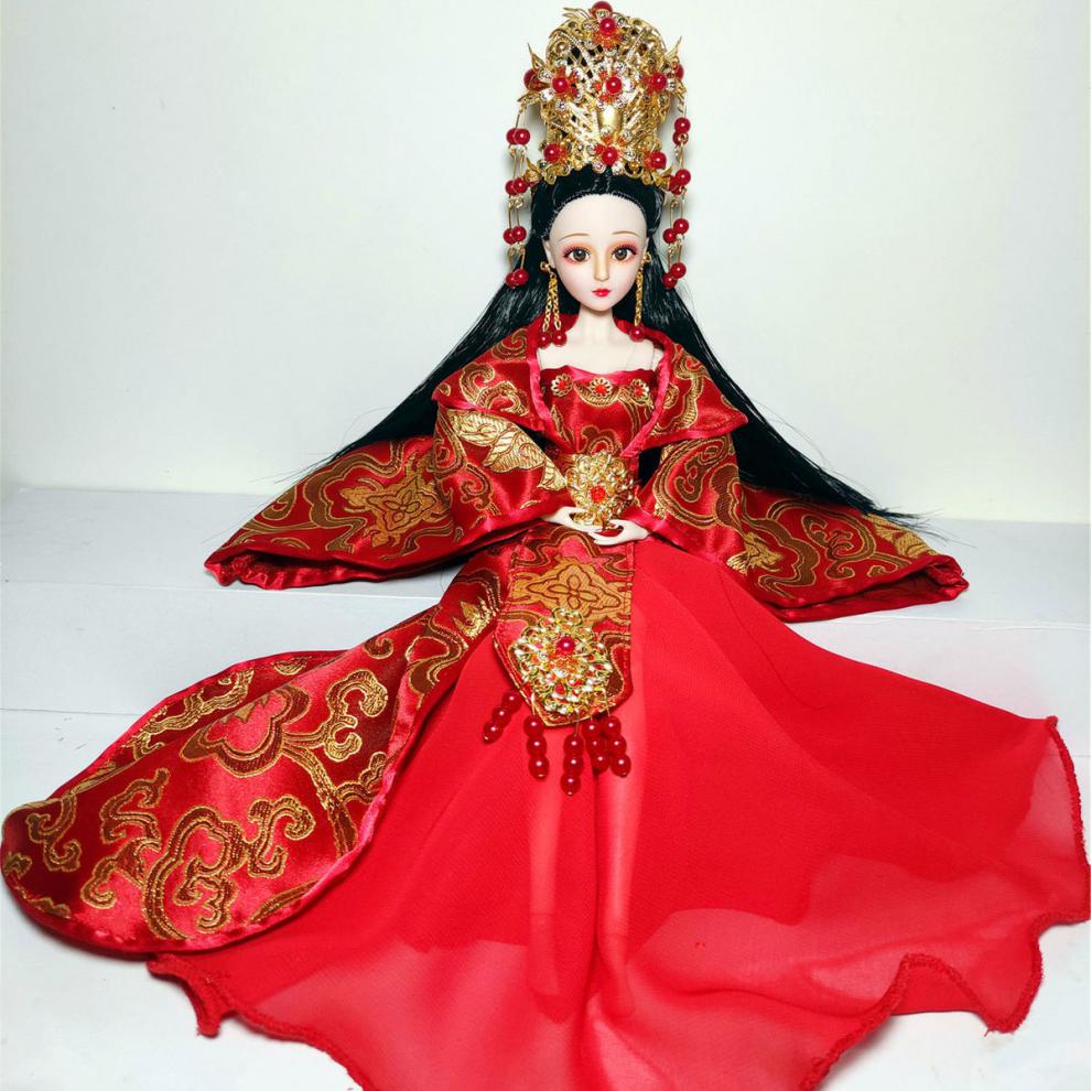 古装芭比娃娃30厘米古代娃娃女孩生日礼物换装洋娃娃玩具礼品套装