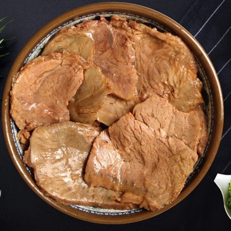 月盛斋500g月盛斋五香酱牛腱黄牛肉熟食私房菜酱牛肉五香酱牛腱500g1