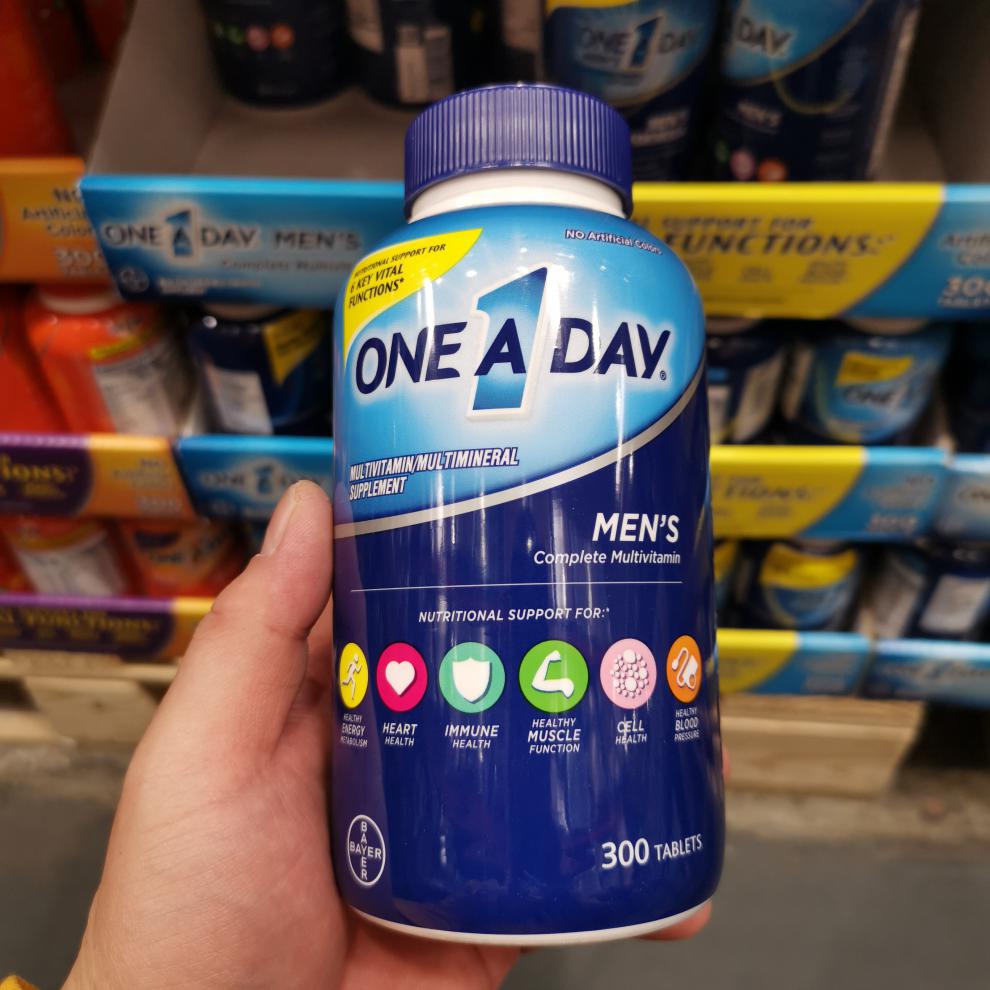 美国新拜耳bayeroneaday男性复合维生素矿物质300粒