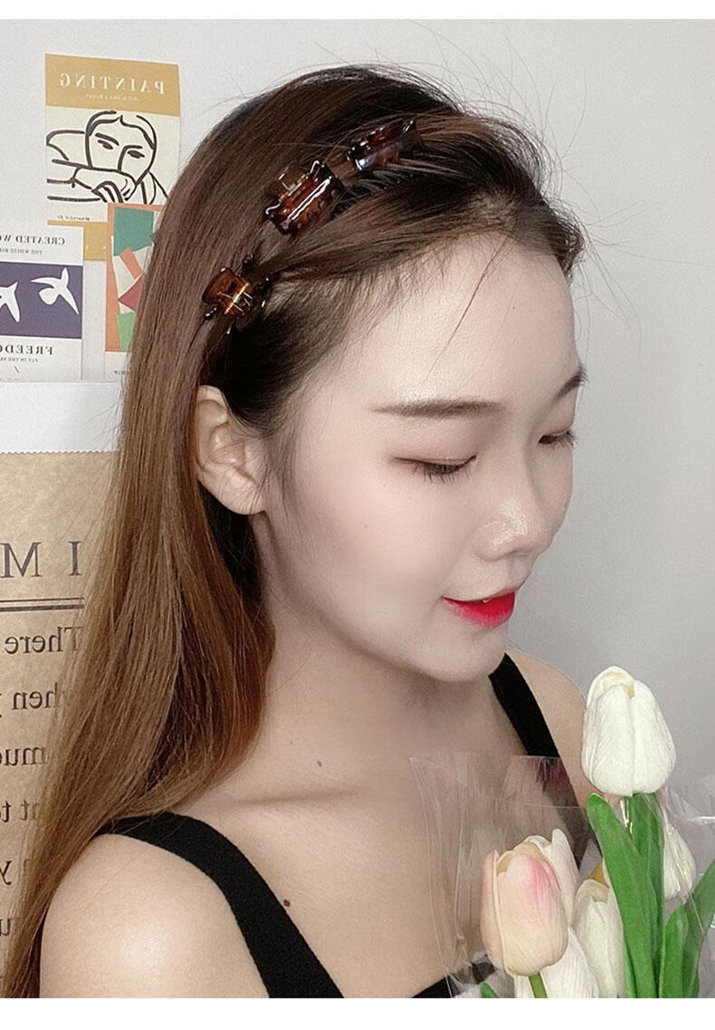 旬谨纪小爪子发夹侧边发饰刘海夹耳朵美容碎发卡女抓夹小号头发夹子