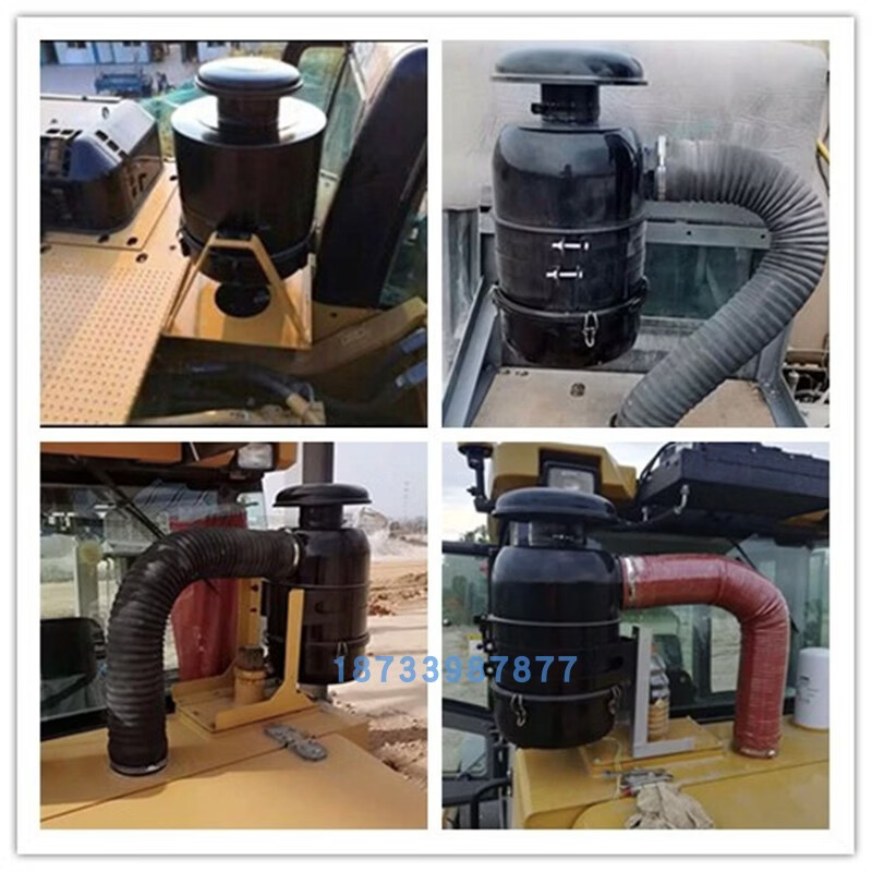 适用于装载机铲车挖掘机配件212油浴式空气过滤器油滤总成改装空滤油