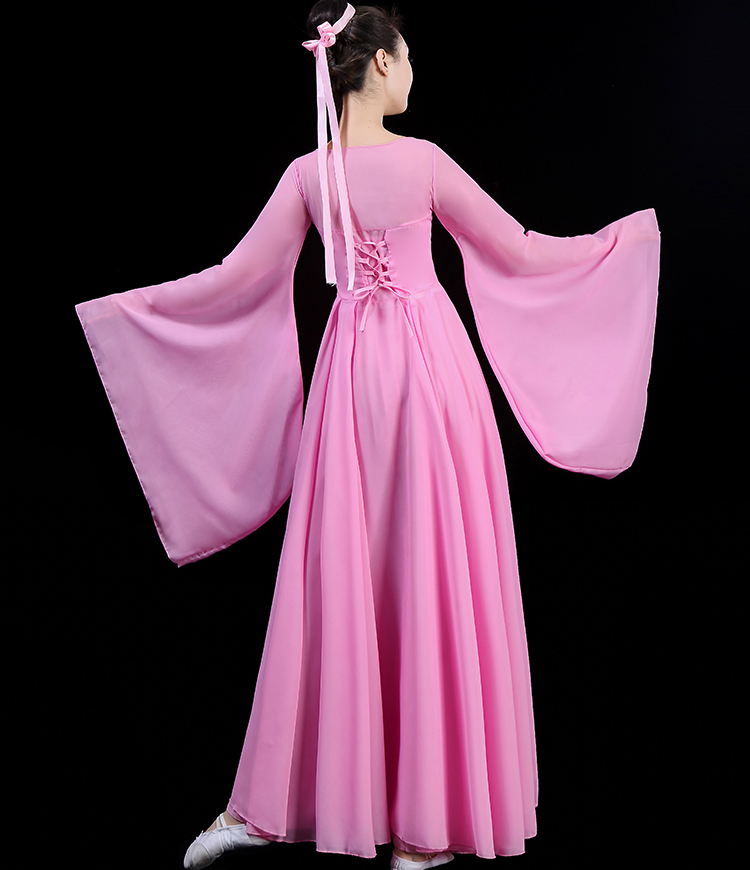 明制汉服襦裙大袖衫水袖舞蹈服日常改良汉服古装古风影楼演出服装