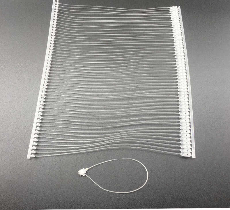 子母扣枪环形胶针自动吊牌枪挂绳标签塑料吊卡线服装辅料 黑色8.
