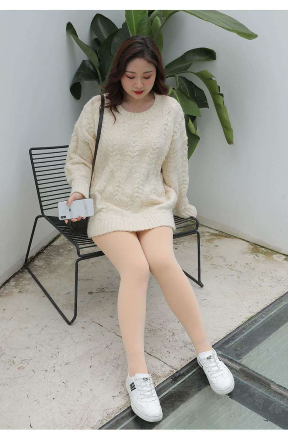 肉色加厚加绒加肥加大码打底裤女秋冬200斤胖mm保暖棉裤子200克黑色踩