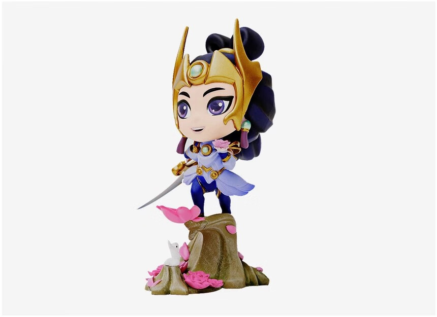 lol英雄联盟黛安娜女神皎月广寒仙子公仔模型摆件 尊享版(含展示盒)
