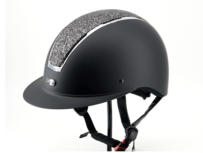 rif马术头盔骑士帽骑马装备男女儿童骑马头盔可调节安全帽马裤镀亮金