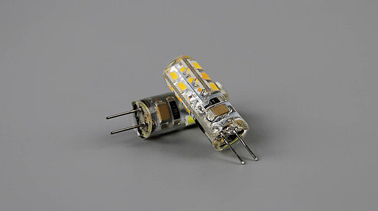 g4灯珠led亮12v家用贴片水晶光源插泡220v两针插脚玉米小灯泡低压12vg