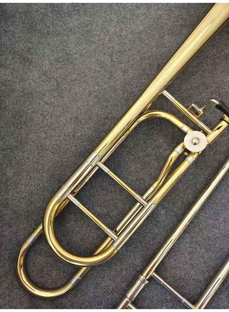 雅马哈长号新款雅马哈中音长号乐器降b调长号ysl158升级版学生初学