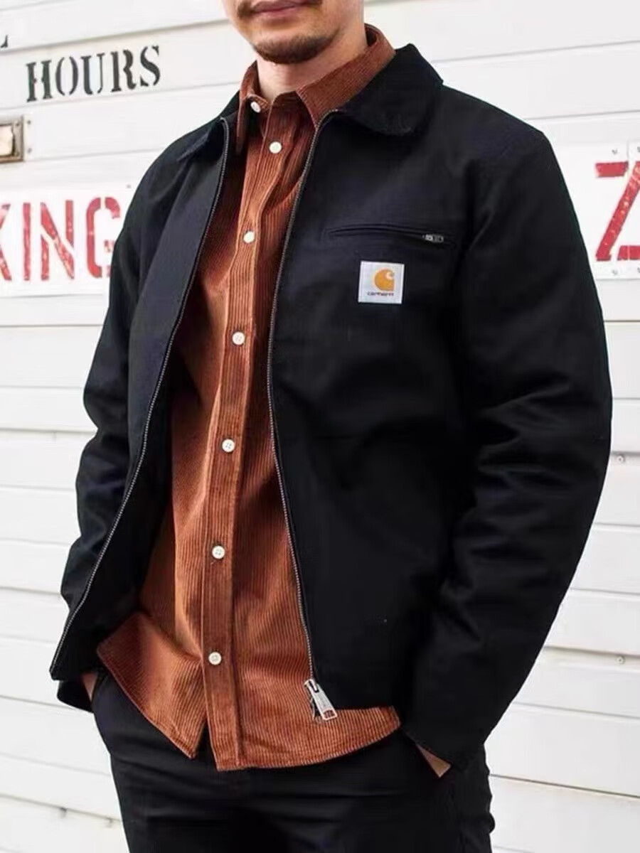 卡哈特外套2022新款工装底特律帆布j001单层夹克carhartt主线薄款外套