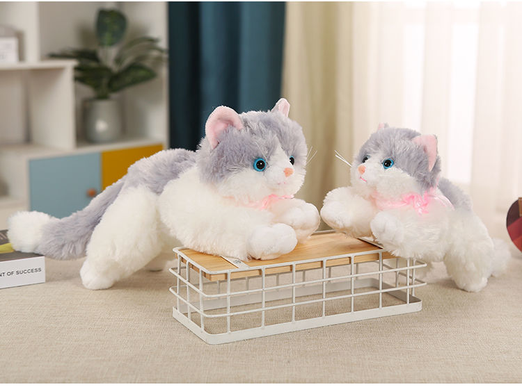 六一儿童节 布偶猫公仔 仿真会叫小猫毛绒玩具可爱猫咪玩偶儿童睡觉