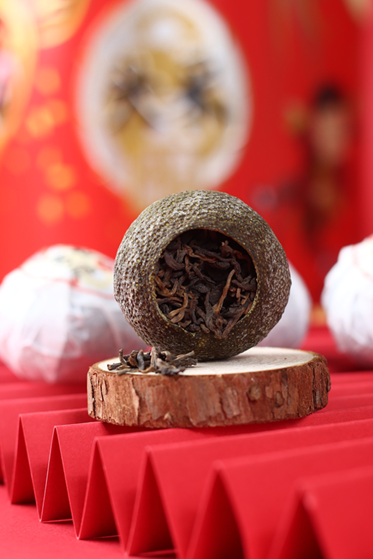 润元昌头采小青柑20润元昌头采小青柑奖陈皮普洱茶头彩250g罐新会柑普