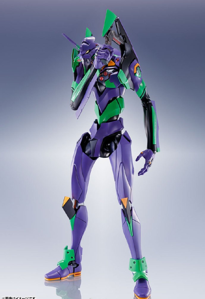 万代dynaction 新世纪福音战士eva初号机合金成品模型玩具 40cm 初号