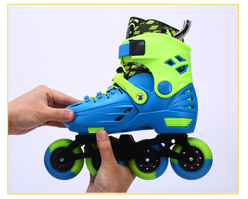 金峰轮滑鞋gt6初学款金峰溜冰鞋儿童全套装可调轮滑鞋小孩男女中大童