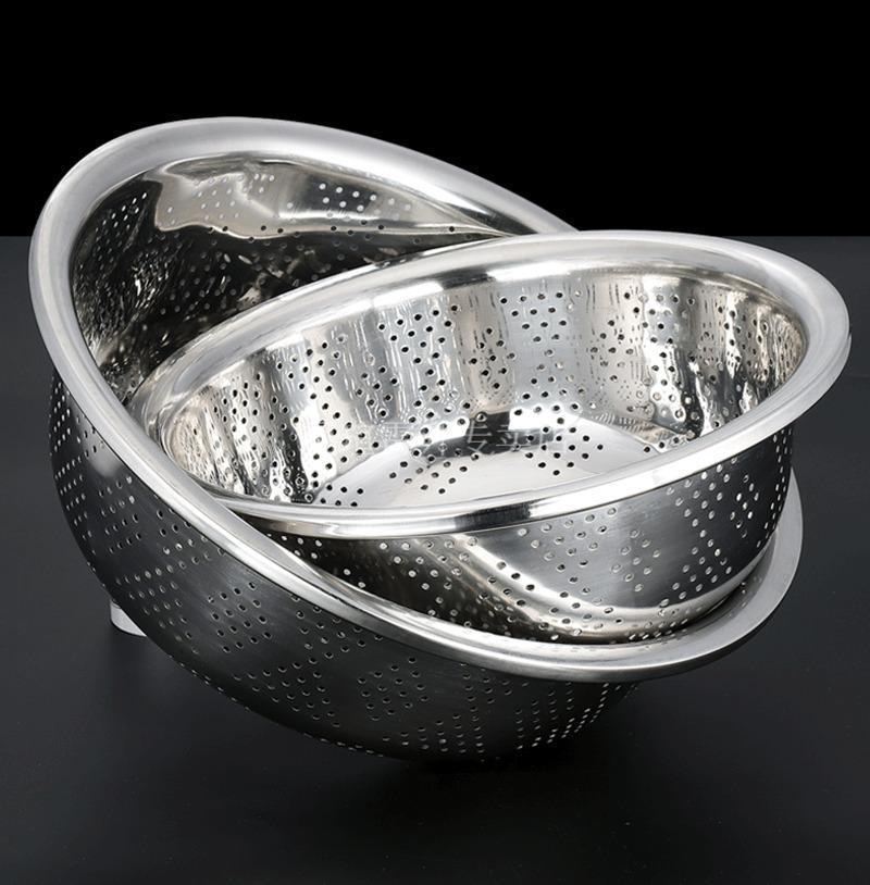 不锈钢漏盆加厚不锈钢漏盆404550556070沥水盆工厂饭店食堂加大洗菜盆