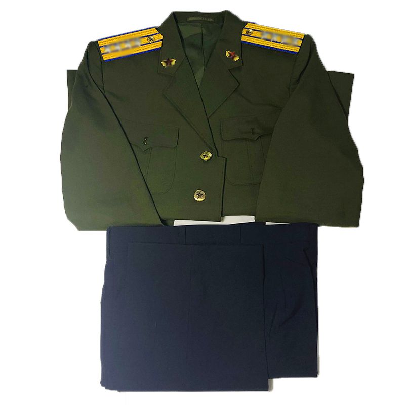 kang ke单位出差八七年影视道具收藏87式部军套装夏季毛料空大檐帽