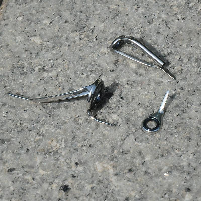 化氏一味同款路亚diy配件富士导环进口fujilcag双脚绑环筏竿鱼杆维修