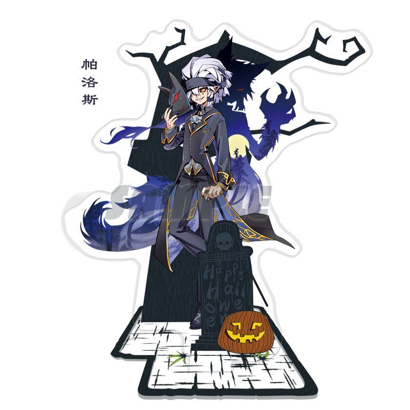 凹凸世界立牌雷伊 安莉洁周边 寂猎之夜系列洁格瑞金模型摆件 7a凯莉