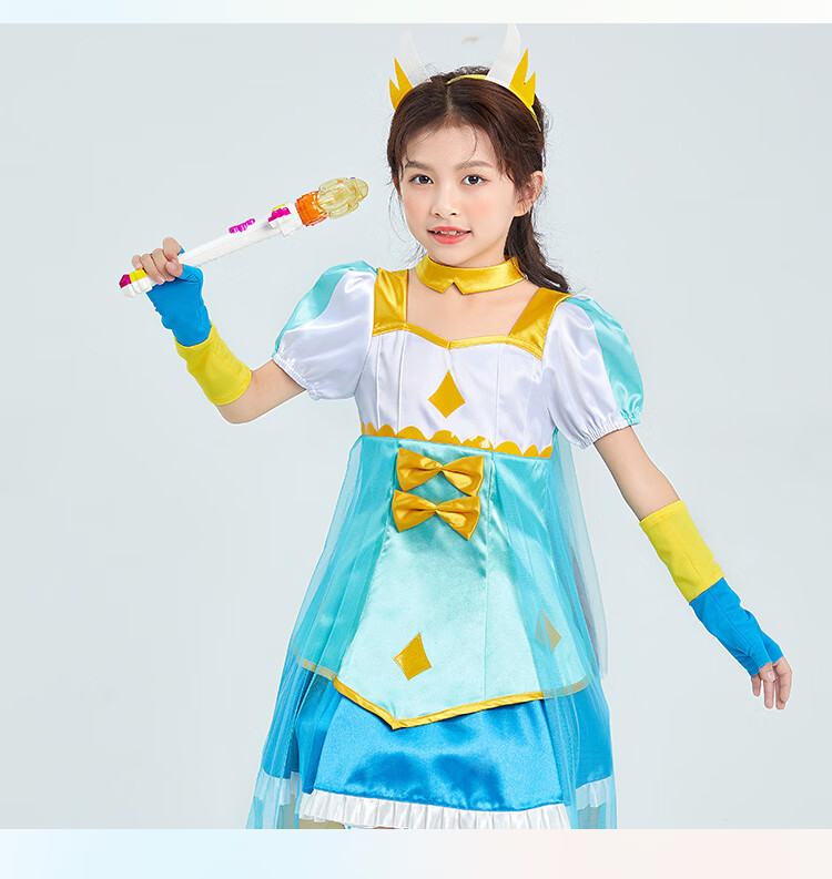 小魔仙衣服 海萤堡娜希雅公主裙巴啦啦cos服装演出服套装 娜希雅裙子