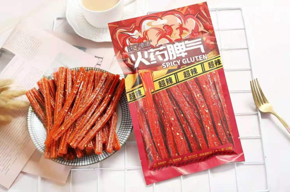 网红辣条超辣火爆脾气片脾气条脾气棒脾气丝变态辣 自行备注4包口味