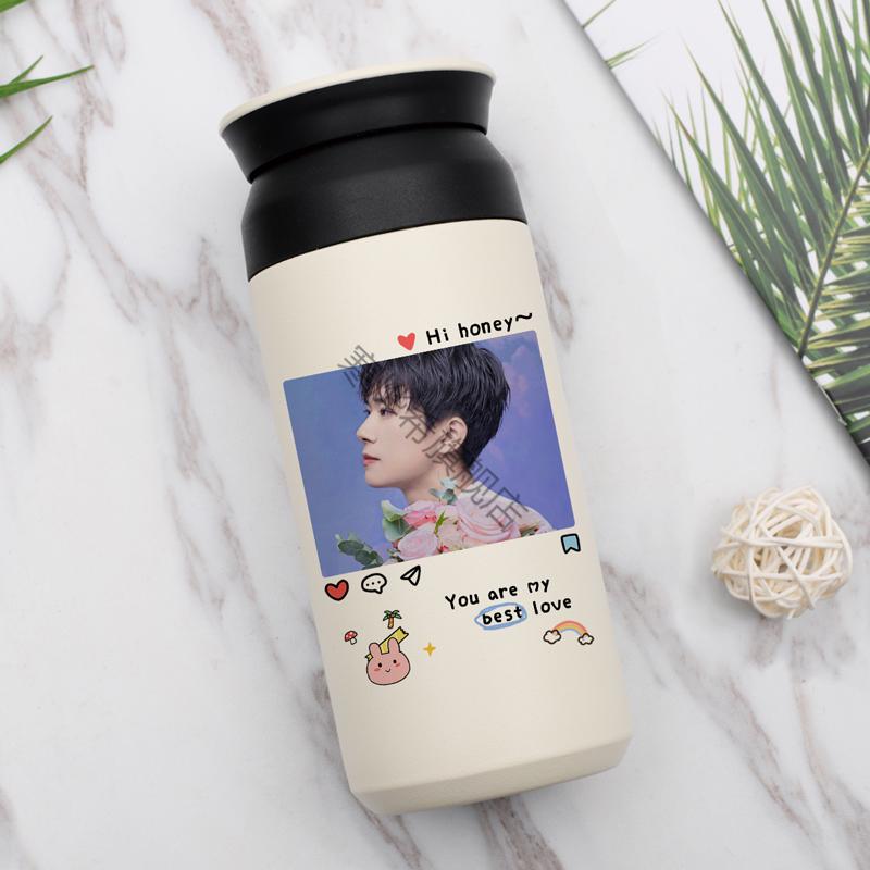 王源周边易烊千玺水杯周边王俊凯王源杯子创意保温杯生日礼物送同学女