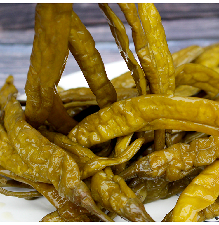 恩施特产酸辣子500g 个个泡椒酸辣椒脆辣可食剁椒朝天椒酸辣子 天椒酸