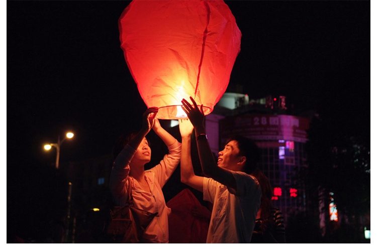 2022新款孔明灯制作材料孔明灯diy制作许愿灯材料天灯创意工艺品阻燃