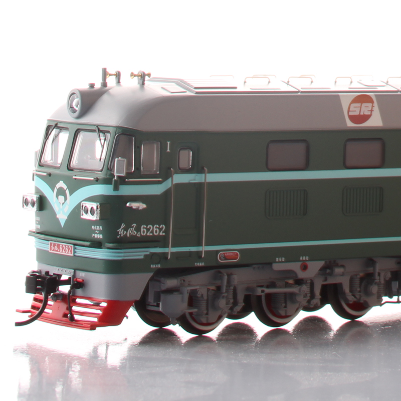 梦不落百万城火车模型ho中国仿真东风4b内燃机车df4b西瓜武警绿皮车