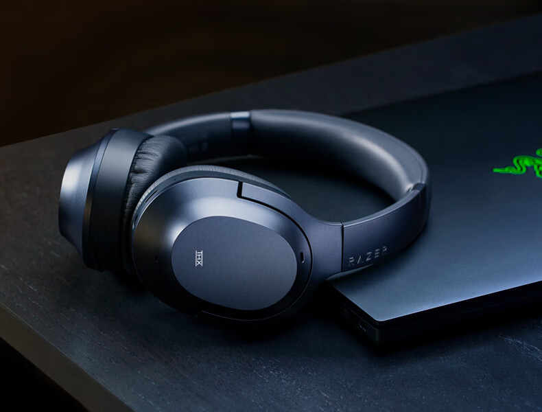 雷蛇(razer)razer雷蛇opus寂星鲨头戴式蓝牙无线anc降噪耳机音乐电竞