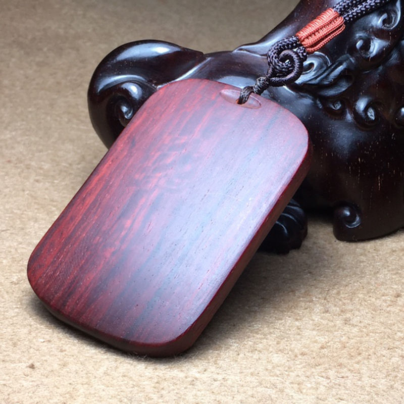 小叶紫檀转运无事牌挂牌平安吊坠实木雕刻文玩手把件汽车挂件生日礼物