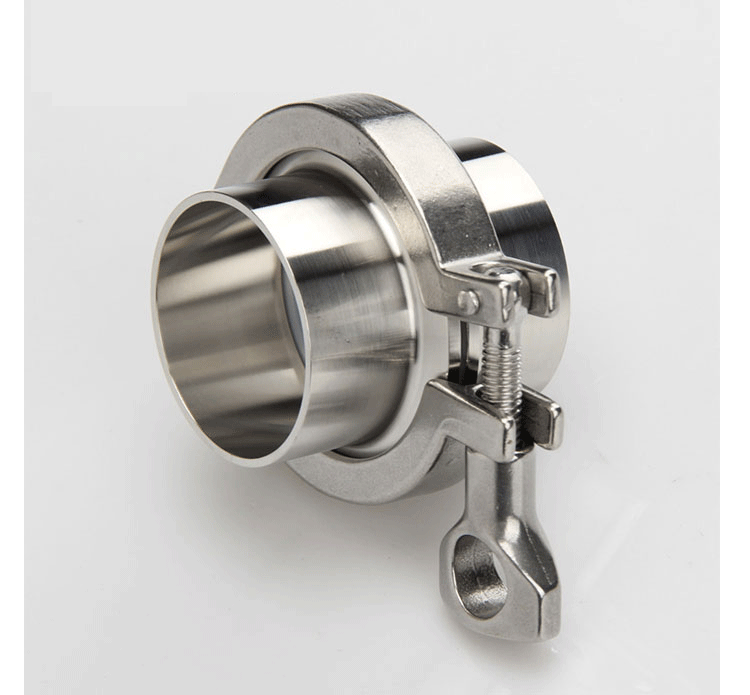 304不锈钢快装接头卡箍套装大口径快速焊接直接端头卡盘固定卡扣 306