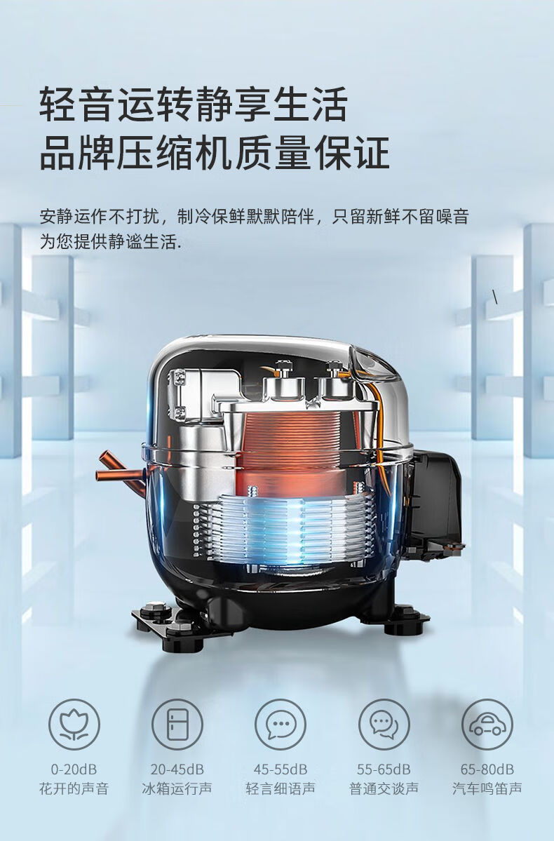 日普冰箱家用双/门冰箱家用小型租房小冰箱冷藏冷冻双/开门迷你冰箱