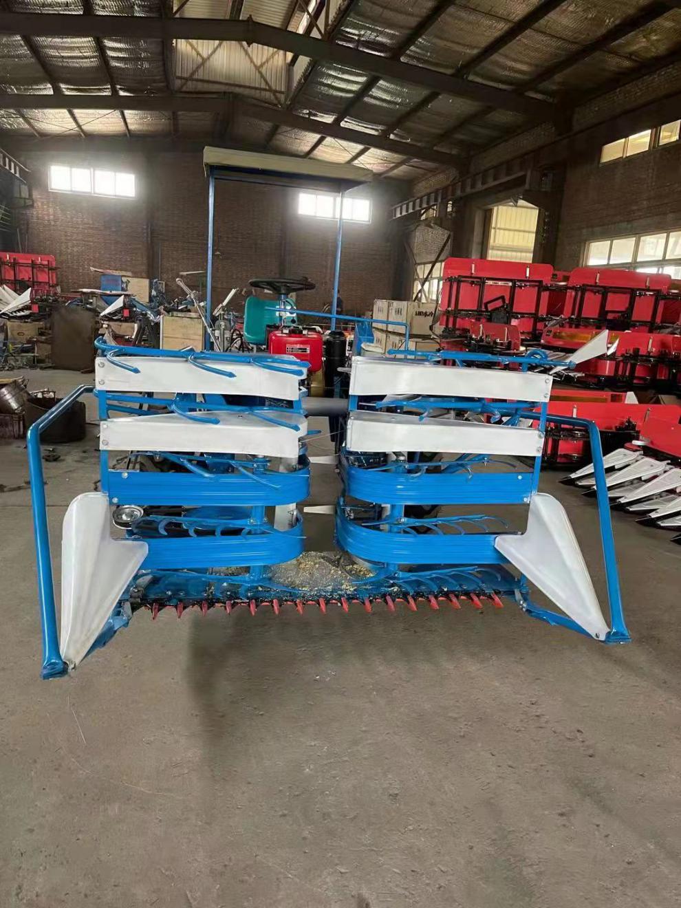 加高版割台全自动收割打捆芝麻牧草专用收割机器三轮四轮增高 三轮