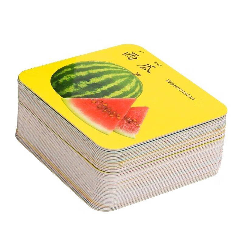 佐骏婴幼儿童撕不烂早教卡片03岁宝宝玩具启蒙看图学习识字卡片动物